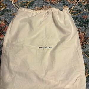 Balenciaga Ivory Fabric Bag